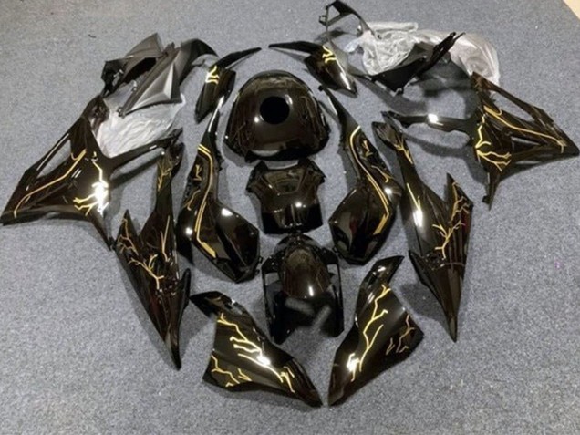 Preisgünstige BMW S1000RR Motorrad Verkleidung 2019-2022 - Schwarzes Gold