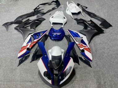 Preisgünstige BMW S1000RR Motorrad Verkleidung 2019-2022 - Blau Weiss Rot Schwarz