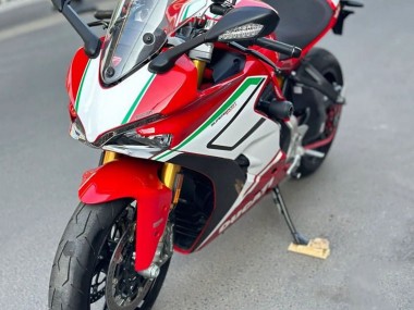 Preisgünstige Ducati Supersport 939/939S Motorrad Verkleidung 2017-2022 - Rot Weiss Grun Streifen