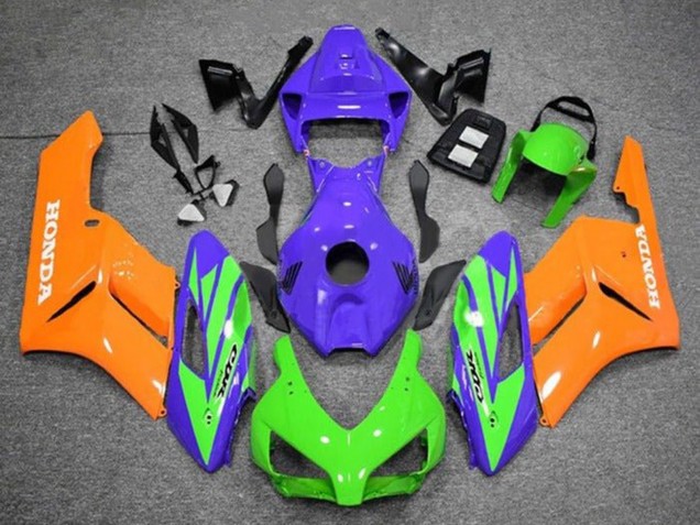 Preisgünstige Honda CBR1000RR Motorrad Verkleidung 2004-2005 - Lila Grun Orange