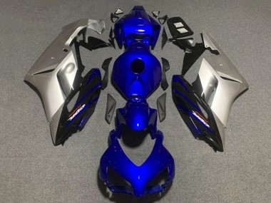 Preisgünstige Honda CBR1000RR Motorrad Verkleidung 2004-2005 - Silber Dunkel Blau