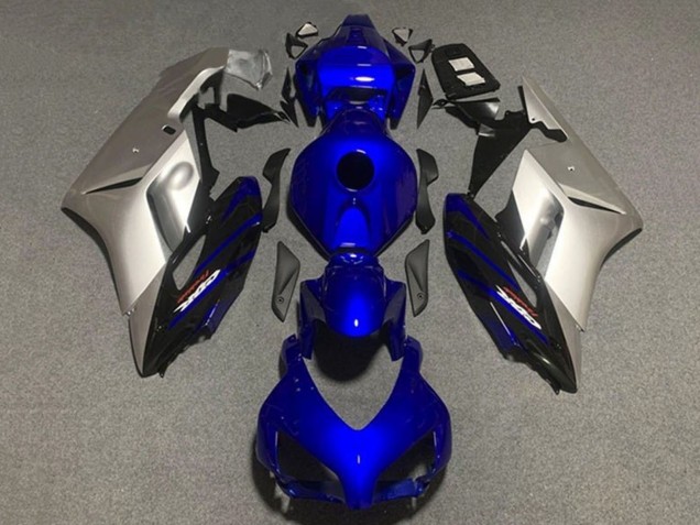 Preisgünstige Honda CBR1000RR Motorrad Verkleidung 2004-2005 - Silber Dunkel Blau