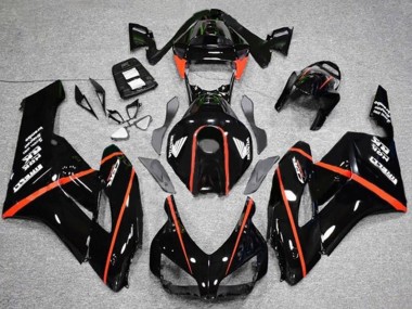 Preisgünstige Honda CBR1000RR Motorrad Verkleidung 2004-2005 - Glanzendes Schwarz Rot Streifen