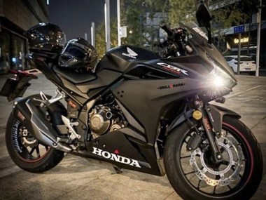 Preisgünstige Honda CBR500R Motorrad Verkleidung 2022-2023 - Matt Schwarz Weiss Rot