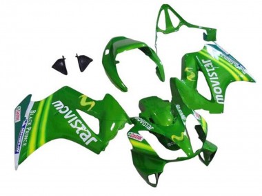 Preisgünstige Honda VFR 800 Motorrad Verkleidung 2002-2013 - Grun MoviStar Castrol