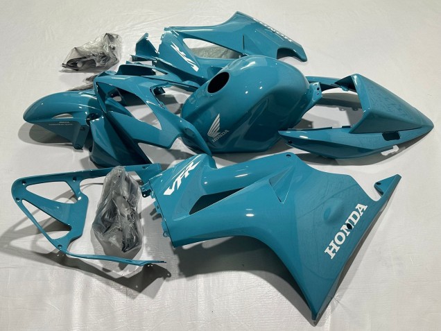 Preisgünstige Honda VFR 800 Motorrad Verkleidung 2002-2013 - Blau Grun Blau