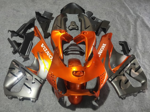 Preisgünstige Honda CBR900RR 919 Motorrad Verkleidung 1998-1999 - Silber Orange Chrome
