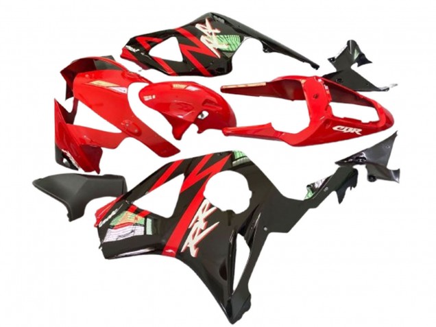Preisgünstige Honda CBR900RR 929 Motorrad Verkleidung 2000-2001 - Rot Matt Schwarz Glanzendes Schwarz