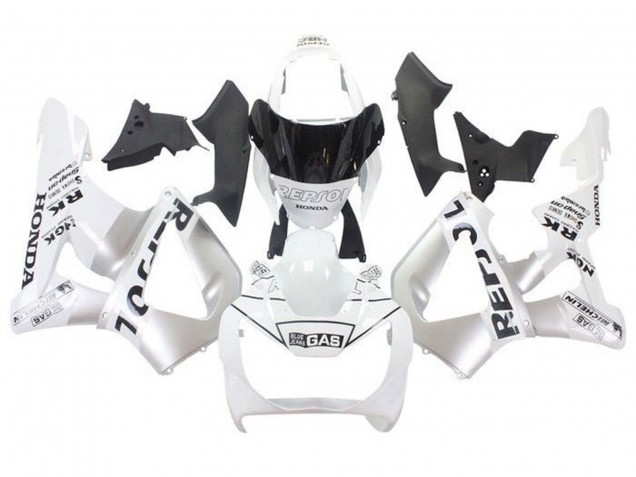 Preisgünstige Honda CBR900RR 929 Motorrad Verkleidung 2000-2001 - Weiss Silber Repsol
