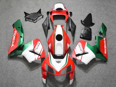Preisgünstige Honda CBR600RR Motorrad Verkleidung 2005-2006 - Matt Rot Weiss Grun