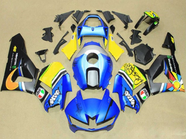 Preisgünstige Honda CBR600RR Motorrad Verkleidung 2013-2023 - Blau Gelb Matt Schwarz Grun Monster
