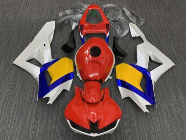 Preisgünstige Honda CBR600RR Motorrad Verkleidung 2013-2023 - Weiss Rot Blau Gelb