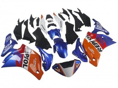 Preisgünstige Honda CBR250RR Motorrad Verkleidung 2011-2015 - Orange Weiss Rot Blau Repsol
