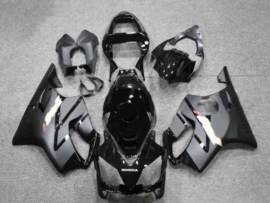 Preisgünstige Honda CBR600 F4i Motorrad Verkleidung 2001-2003 - Glanzendes Schwarz Matt Schwarz Grau