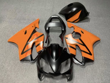 Preisgünstige Honda CBR600 F4i Motorrad Verkleidung 2001-2003 - Orange Matt Schwarz