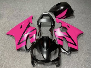 Preisgünstige Honda CBR600 F4i Motorrad Verkleidung 2001-2003 - Rosa Matt Schwarz