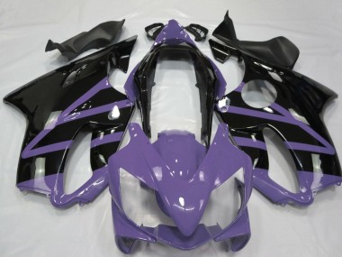 Preisgünstige Honda CBR600 F4i Motorrad Verkleidung 2004-2007 - Hellviolett Glanzendes Schwarz
