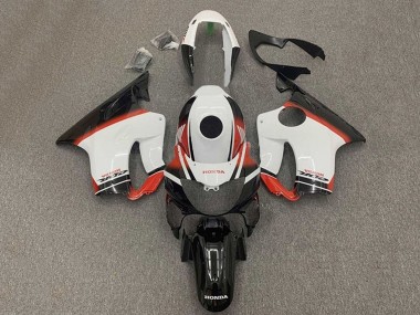 Preisgünstige Honda CBR600 F4i Motorrad Verkleidung 2004-2007 - Weiss Rot Glanzendes Schwarz