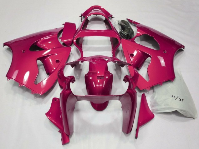 Preisgünstige Kawasaki ZX6R Motorrad Verkleidung 2000-2002 - Rosa