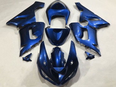 Preisgünstige Kawasaki ZX6R Motorrad Verkleidung 2005-2006 - Blau