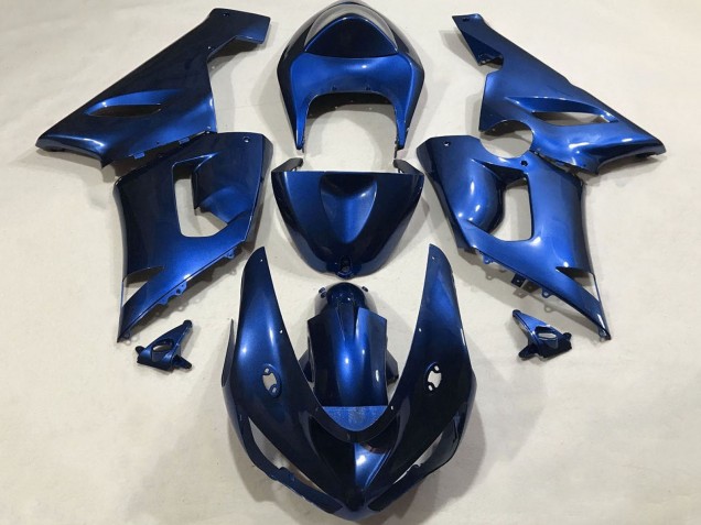 Preisgünstige Kawasaki ZX6R Motorrad Verkleidung 2005-2006 - Blau