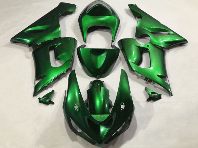 Preisgünstige Kawasaki ZX6R Motorrad Verkleidung 2005-2006 - Bonbon Grun