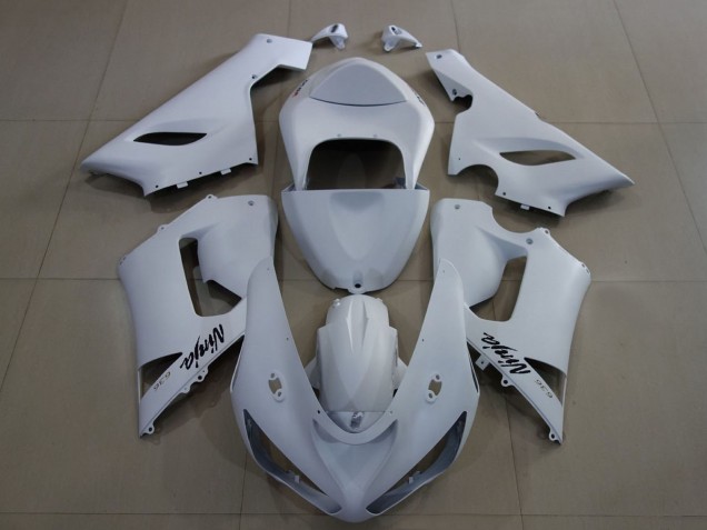 Preisgünstige Kawasaki ZX6R Motorrad Verkleidung 2005-2006 - Matt Weiss