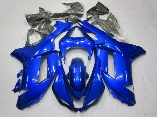 Preisgünstige Kawasaki ZX6R Motorrad Verkleidung 2007-2008 - Blau