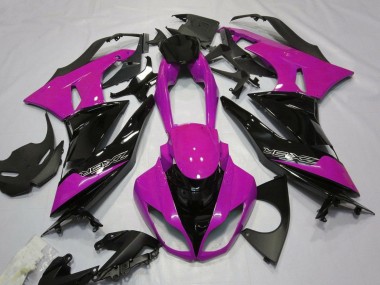 Preisgünstige Kawasaki ZX6R Motorrad Verkleidung 2007-2008 - Rosa Schwarz