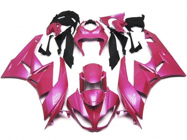 Preisgünstige Kawasaki ZX6R Motorrad Verkleidung 2009-2012 - Rosa