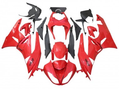 Preisgünstige Kawasaki ZX6R Motorrad Verkleidung 2009-2012 - Rot
