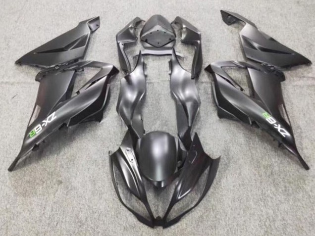 Preisgünstige Kawasaki ZX6R Motorrad Verkleidung 2013-2018 - Matt Grau