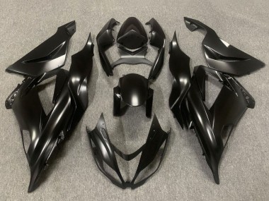 Preisgünstige Kawasaki ZX6R Motorrad Verkleidung 2013-2018 - Matt Schwarz