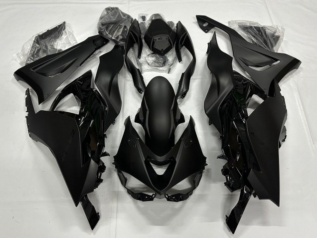 Preisgünstige Kawasaki ZX6R Motorrad Verkleidung 2023-2025 - Matt Schwarz