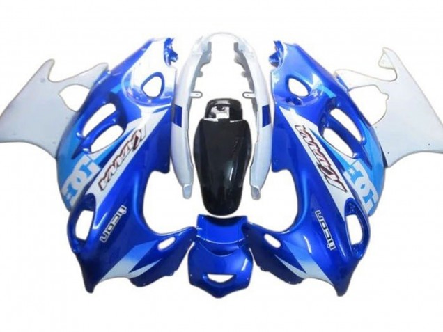 Preisgünstige Suzuki GSX600F/GSX750F Motorrad Verkleidung 2004-2006 - Weiss Blau DC
