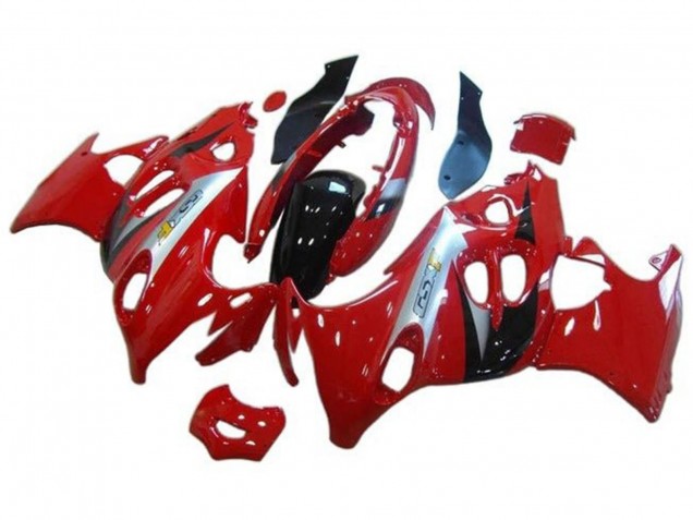 Preisgünstige Suzuki GSX600F/GSX750F Motorrad Verkleidung 2004-2006 - Rot Silber Schwarz