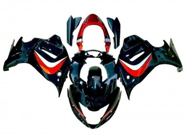 Preisgünstige Suzuki GSX650F Motorrad Verkleidung 2008-2013 - Schwarz Orange Silber