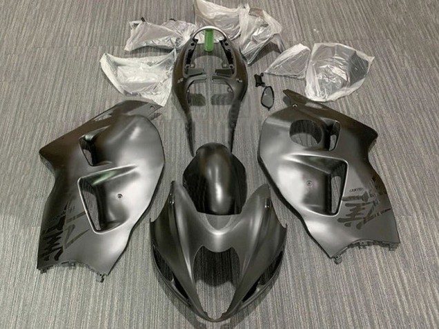 Preisgünstige Suzuki GSXR 1300 Hayabusa Motorrad Verkleidung 1996-2007 - Matt Grau Schwarz