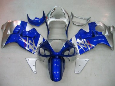Preisgünstige Suzuki GSXR 1300 Hayabusa Motorrad Verkleidung 1996-2007 - Blau Silber Rot