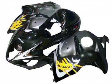 Preisgünstige Suzuki GSXR 1300 Hayabusa Motorrad Verkleidung 1996-2007 - Glanzendes Schwarz Silber Gelb