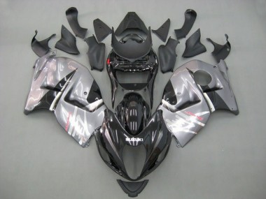 Preisgünstige Suzuki GSXR 1300 Hayabusa Motorrad Verkleidung 1996-2007 - Schwarz Grau Silber