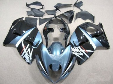 Preisgünstige Suzuki GSXR 1300 Hayabusa Motorrad Verkleidung 1996-2007 - Hellblau Dunkel Blau Weiss Schwarz