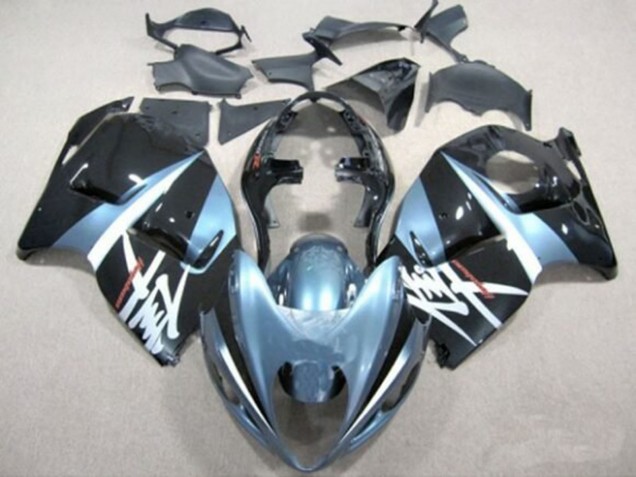 Preisgünstige Suzuki GSXR 1300 Hayabusa Motorrad Verkleidung 1996-2007 - Hellblau Dunkel Blau Weiss Schwarz
