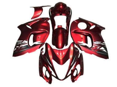 Preisgünstige Suzuki GSXR 1300 Hayabusa Motorrad Verkleidung 2008-2020 - Rot Silber Weiss