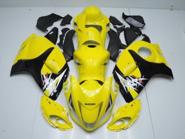 Preisgünstige Suzuki GSXR 1300 Hayabusa Motorrad Verkleidung 2008-2020 - Gelb Schwarz Silber Weiss Rot