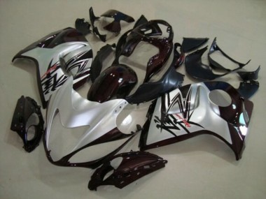 Preisgünstige Suzuki GSXR 1300 Hayabusa Motorrad Verkleidung 2008-2020 - Silber Schwarz