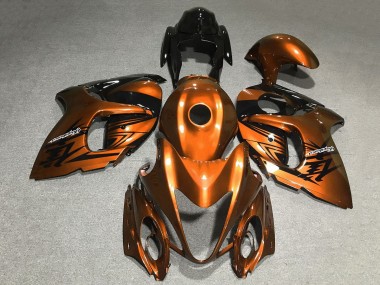 Preisgünstige Suzuki GSXR 1300 Hayabusa Motorrad Verkleidung 2008-2020 - Bonbon Orange Schwarz