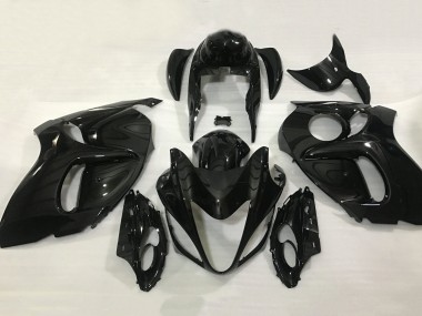 Preisgünstige Suzuki GSXR 1300 Hayabusa Motorrad Verkleidung 2008-2020 - Glanzendes Schwarz