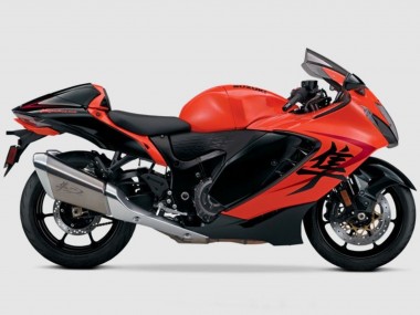Preisgünstige Suzuki GSXR 1300 Hayabusa Motorrad Verkleidung 2021-2025 - Orange Matt Schwarz