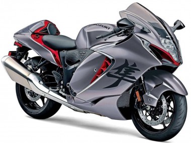 Preisgünstige Suzuki GSXR 1300 Hayabusa Motorrad Verkleidung 2021-2025 - Matt Grau Matt Rot